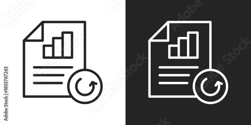 historical Icon In Black And White Line Style