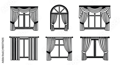 Window curtain styles and designs for home decor and decoration ideas