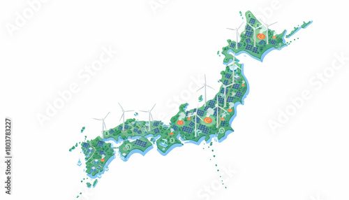 Japan's Green Energy Sustainable Resources Across the Archipelago