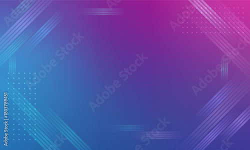 Modern abstract blue, pink background with geometric shapes and shiny effect vector illustration. Science, futuristic, energy technology concept. Suit for business, corporate, banner, backdrop.