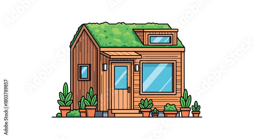 house on a white background