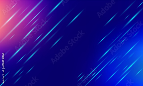 Modern abstract dark blue background with light multiply and shiny effect vector illustration. Science, futuristic, energy technology concept. Suit for business, corporate, banner, backdrop.