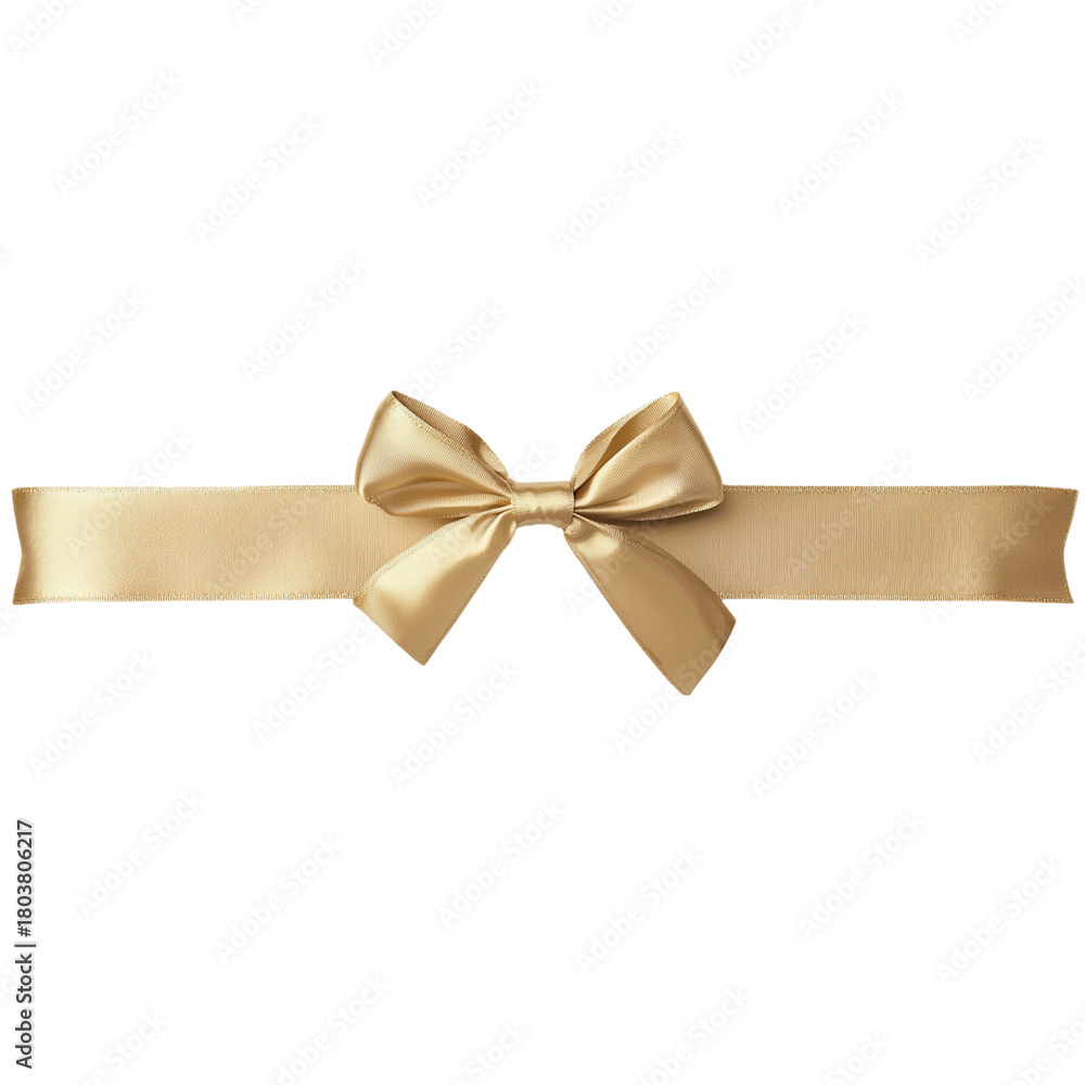 Fototapeta premium Elegant Ribbon Bow for Gifts, Generative AI