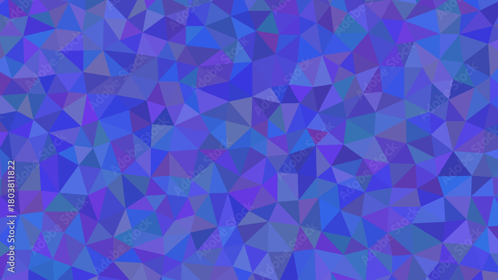 Obraz premium A captivating composition of dark blue and purple triangles forming a complex geometric pattern that exudes a sense of depth and mystery
