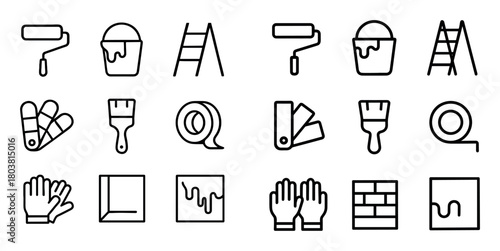 Minimalist Painting Icons