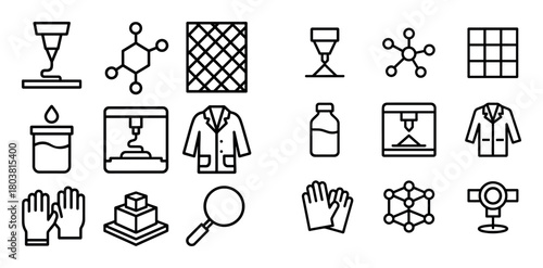 Nanotech Icons Set