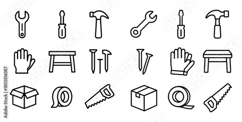 Repair Tools Icons