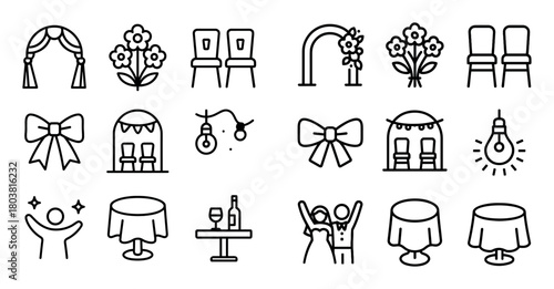 Wedding Icon Set