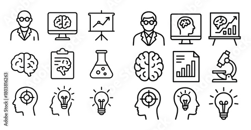 Neurosurgery Icon Set