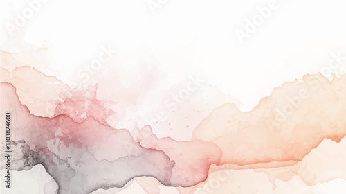 Pink abstract watercolor background texture with light blue vintage paper color pattern