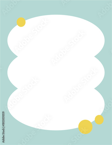 pastel vintage photo frame instant collection printable template 