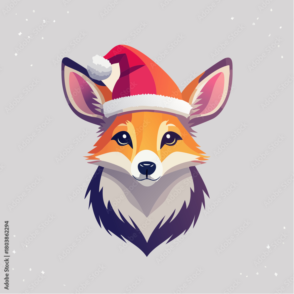Obraz premium fox in the snow
