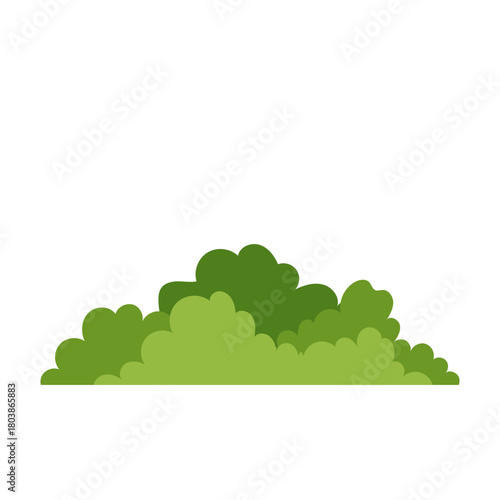 Green Bush Illustration