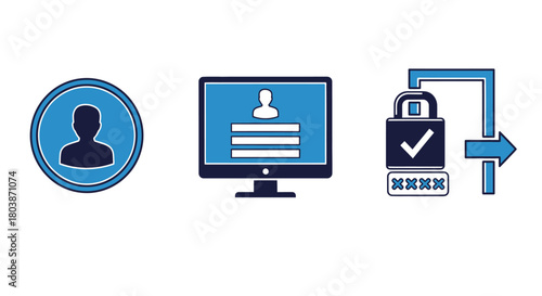 Secure login access with account verification and password protection