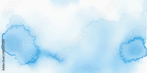 Light blue watercolor background texture abstract wash drawing perfect for backgrounds and design elements