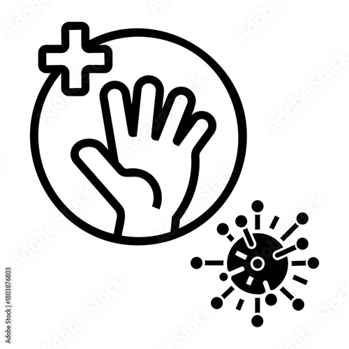 personal hygiene Line Icon