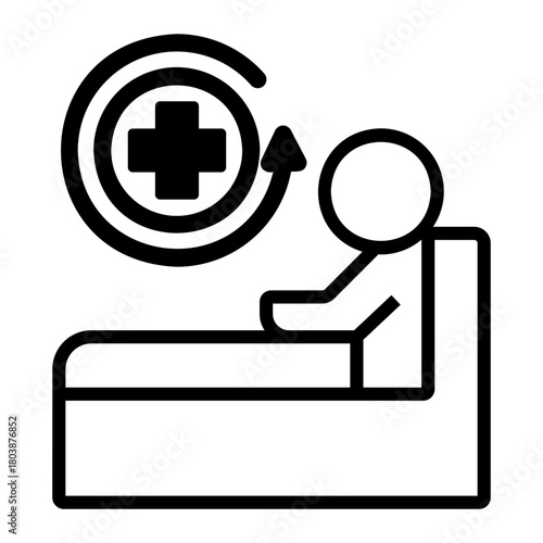 personal hygiene Line Icon