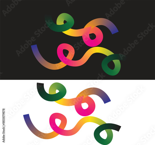 Print, gradient lines, Shape Fill, Brightness, Transparency