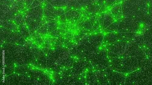 Futuristic plexus network connection animation background