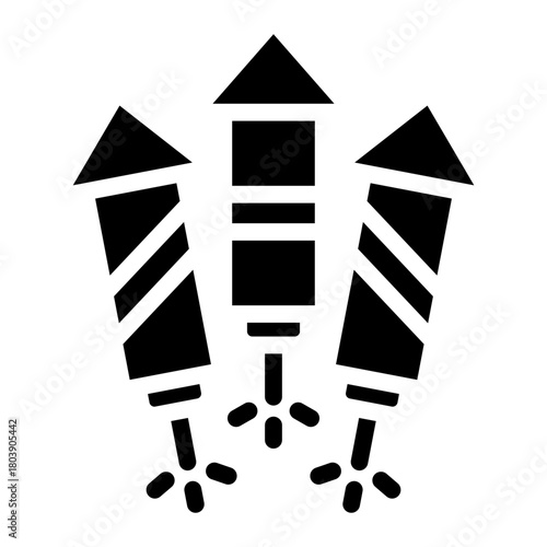 fireworks icon vector