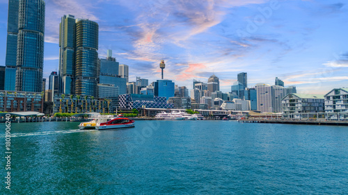 Photography 18 November 2025 Panoramic night view of Sydney Harbour and City Skyline of NSW
