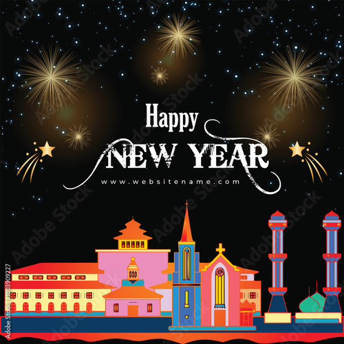 New year background