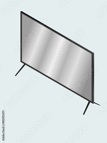 Isometric of widescreen digital television
