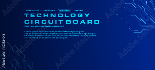 Digital Tech Circuit Mesh — Modern Blue Background. A glowing mesh of electronic circuit paths forming a professional and futuristic technology backdrop.