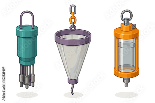 Scientific oceanographic sampling instruments and sensors for marine research