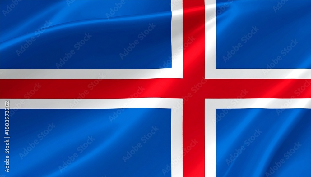 Obraz premium flag of Iceland