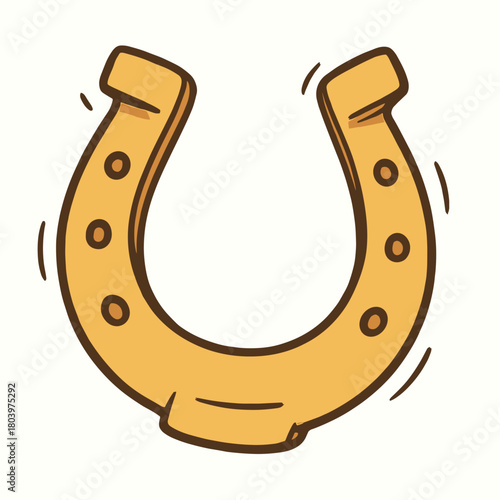 Lucky horseshoe symbol