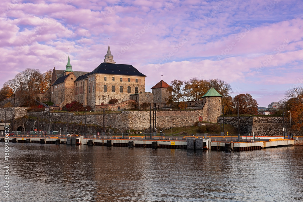 Fototapeta premium Akershus Fortress, Oslo, South Norway, Norway, Scandinavia, Europe