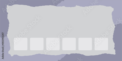 Pictures or photos frame collage, page grid layout abstract photo frames and digital photo wall template