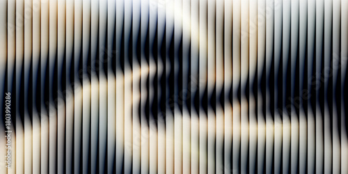 Colorful gradient background with ripple effect in blue, yellow, pink, and purple creates an aesthetic backdrop