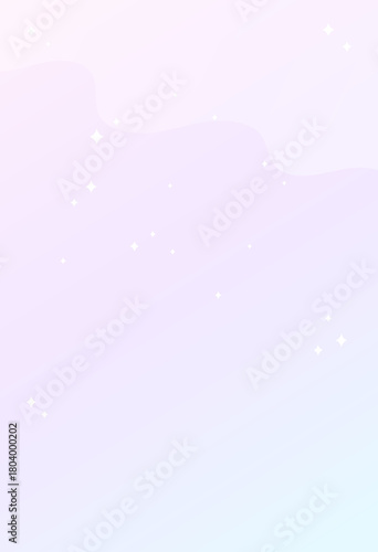 ファンシーグラデーションピンクソーダな空のポストカード⭐︎