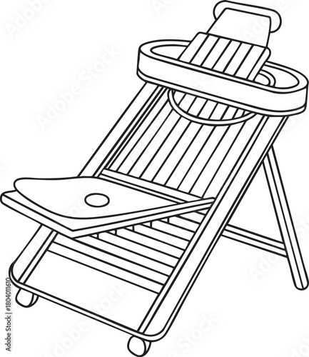 Mandoline slicer outline artwork representing efficient kitchen slicing tools ideal for precise food preparation