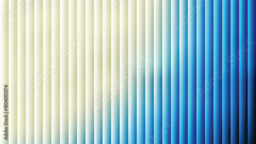 Blue gradient abstract background with ribbed glass effect. Futuristic fractal glass background with soft wave, glow, and transparent layers. Modern technology concept