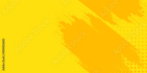 Top retro comic yellow background raster gradient halftone, stock vector modern