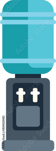 Office water cooler dispensing refreshing hydration, promoting workplace wellness and convenient refreshment