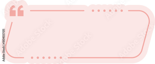 Square Quote Frame Outline