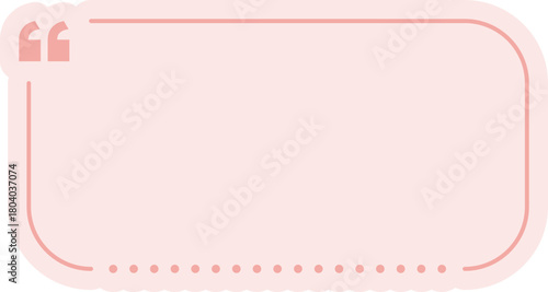 Square Quote Frame Outline