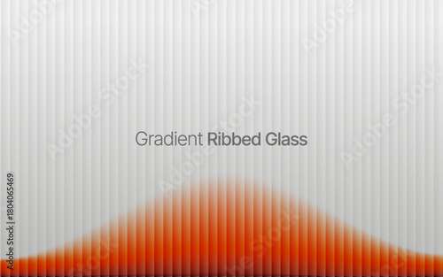 Gradient ribbed fractal glass texture pattern. gradient reflections in abstract background design
