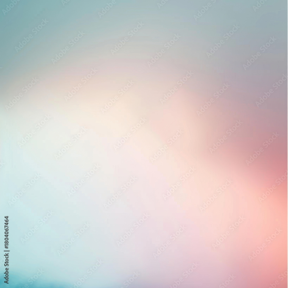 Obraz premium Soft gradient background pastel blur abstract minimal gradient smooth light texture dreamy calm mood flows across gentle color blend with subtle glow and airy space, perfect for design