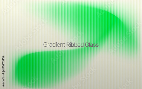 Gradient ribbed fractal glass texture pattern. gradient reflections in abstract background design