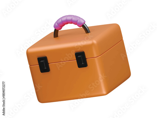 tackle box icon 3d illustration render