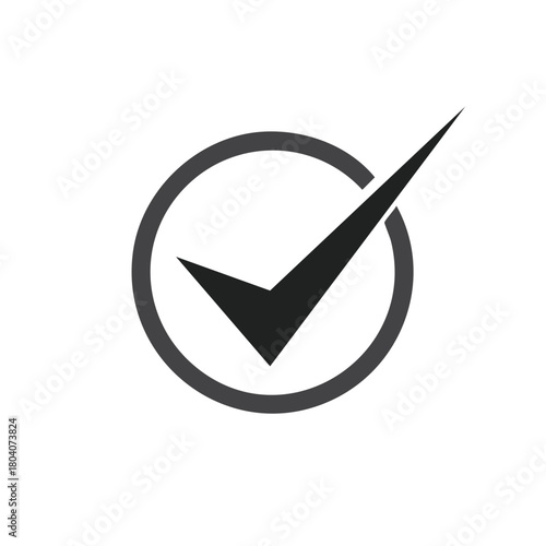 Check mark icon inside a circle