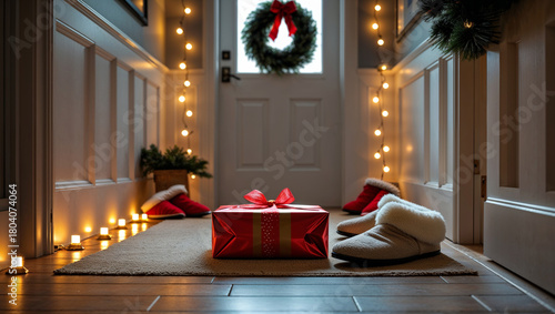 Secret Santa Gift at Home Doorstep