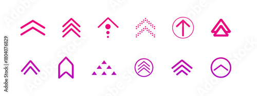 Swipe arrow, scroll or slide button. Set simple modern for social media with business infographic. Up arrow Ui button symbol. Swipe Up icons for social media stories. 