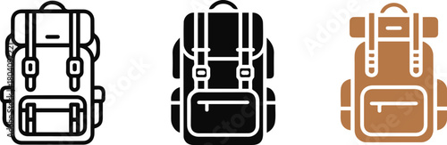 Steel knives set symbol illustration vector design