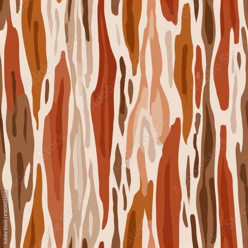 Abstract Earthy Tones Pattern: Organic Wood Texture Design Background.